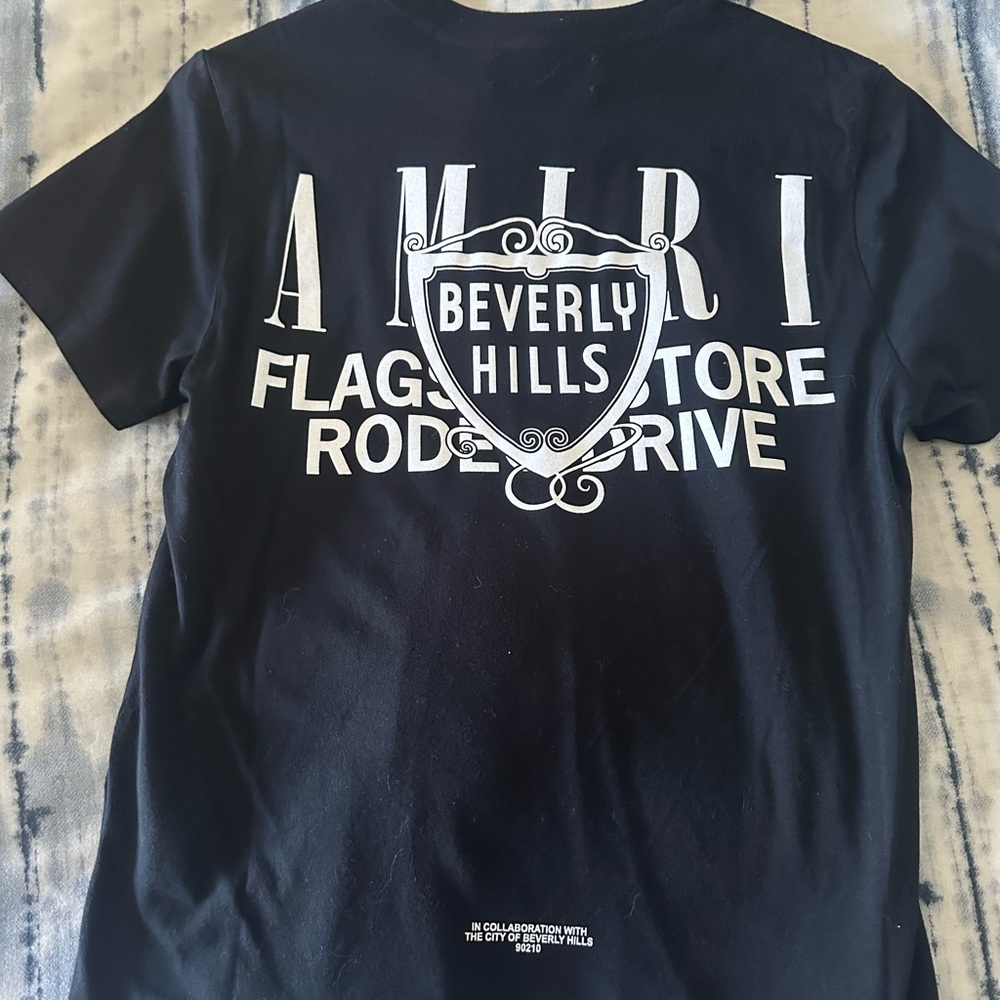 Amiri Black Graphic T-Shirt Women